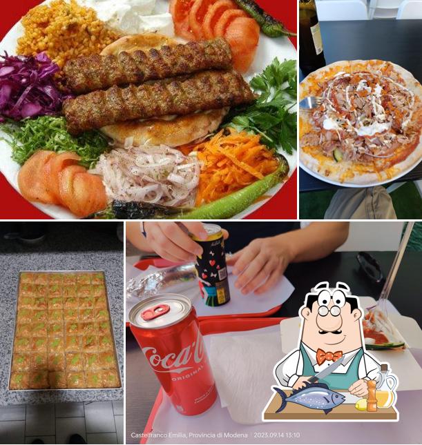 Salmone grigliato al Istanbul City Kebab Pizza Tacos Halal