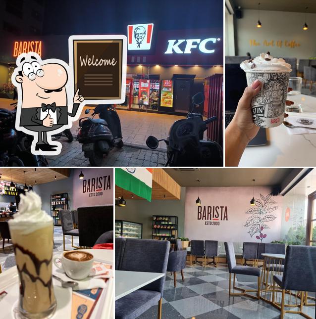 See this pic of Barista cafe