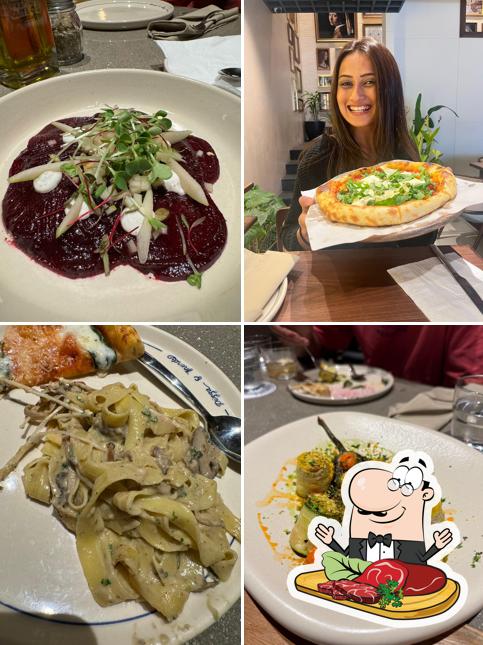 Beef carpaccio at Pizza and Frends