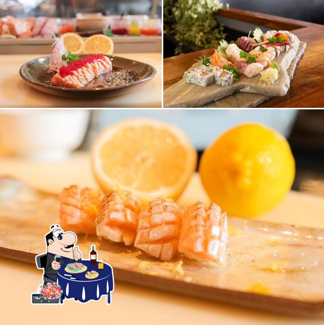 Sashimi em Sushi Haru