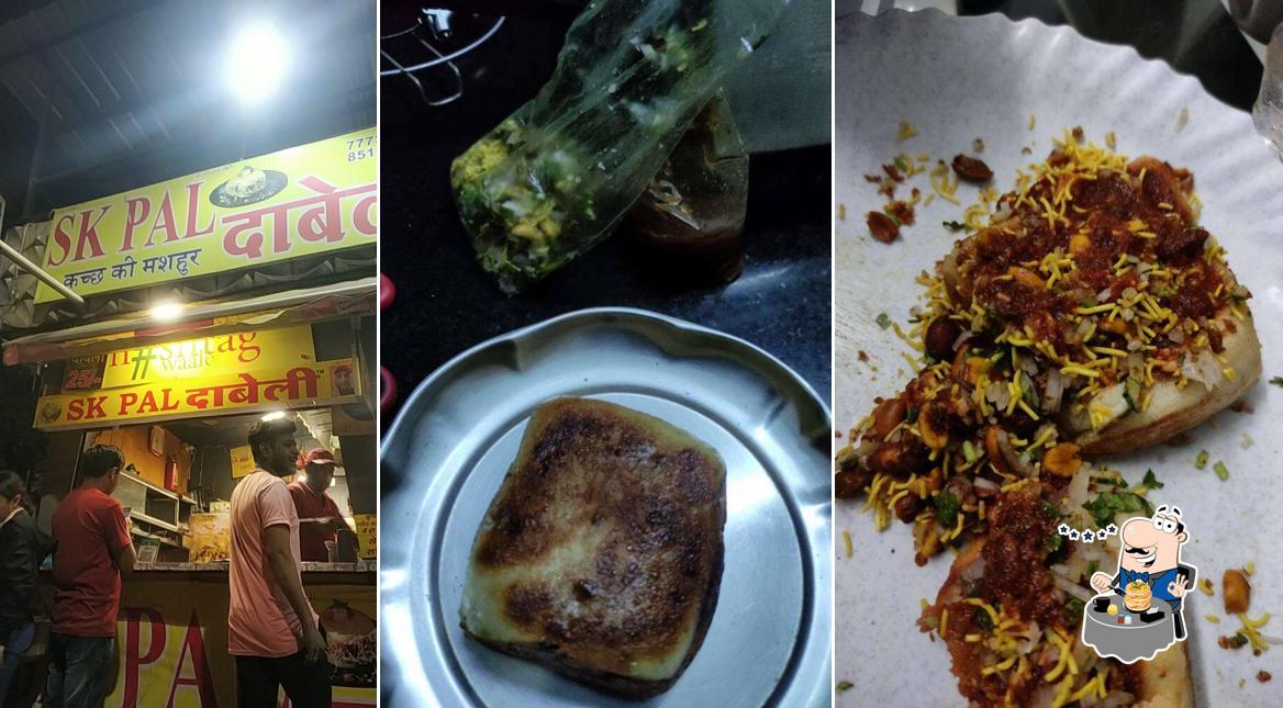 Food at Sk pal dabeli kach ki mashur Dabeli