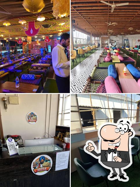 The interior of Sadda Punjabi Dhaba - Veg