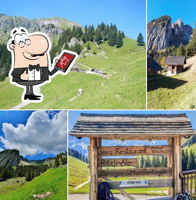 Curiosa tra gli esterni di Ritzli Alp