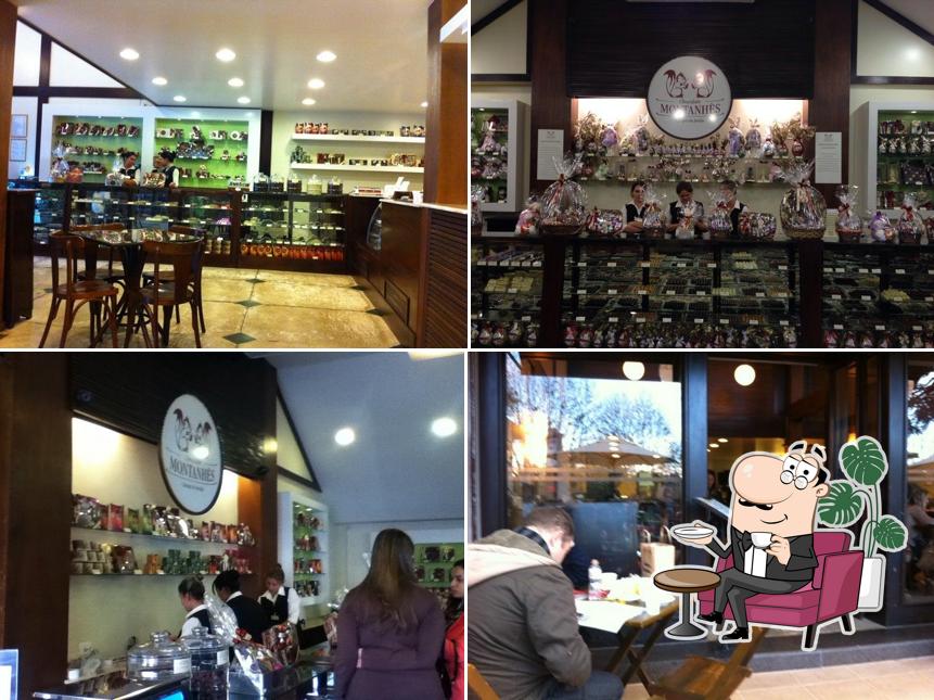 O interior do Chocolate Montanhes