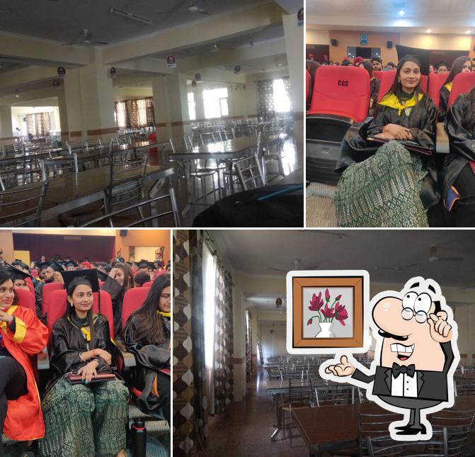 The interior of CGC Jhanjeri Canteen