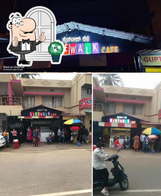 The exterior of SideWalk Cafe