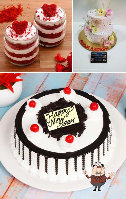 Food at The Golden cakes