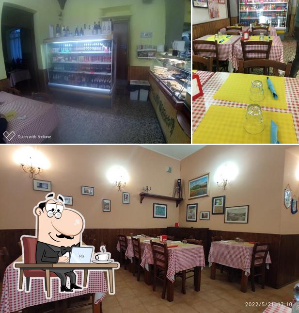 Gli interni di Da Carlo