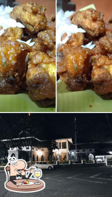 The restaurant's food and exterior