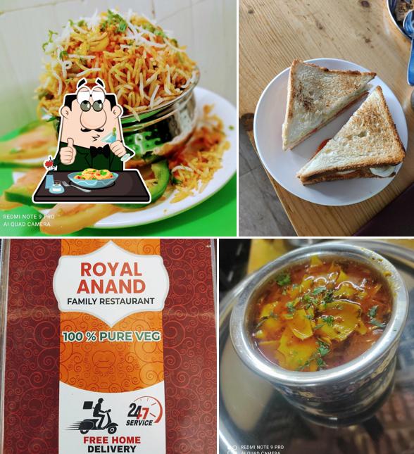Food at Royal Anand Family restaurant 100 % Pure Veg