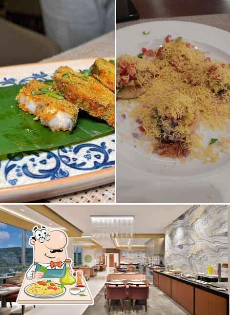 Among various things one can find food and interior at Courtyard Pavilion - Courtyard By Marriott Navi Mumbai