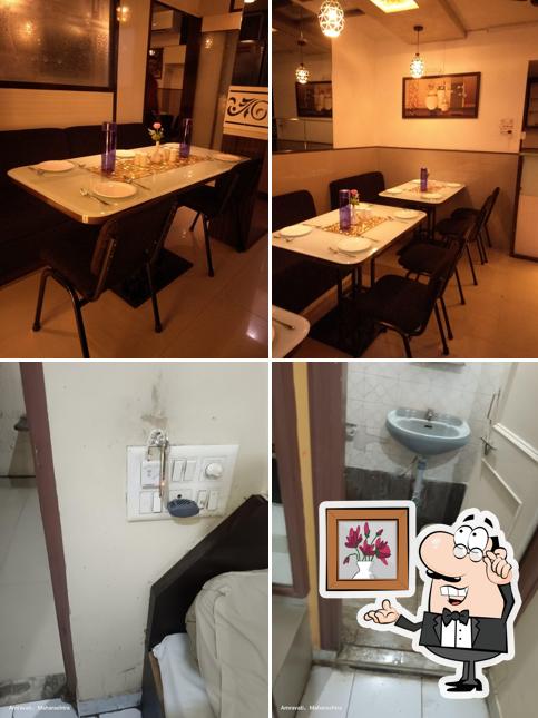 The interior of Hotel Amrapali