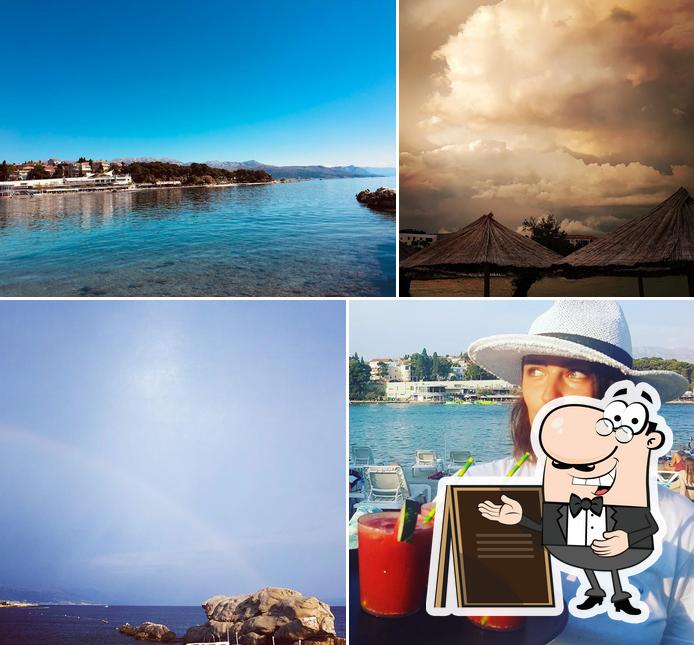 Puoi goderti l'aria fresca dal dehors di Kavala Beach Bar Bačvice