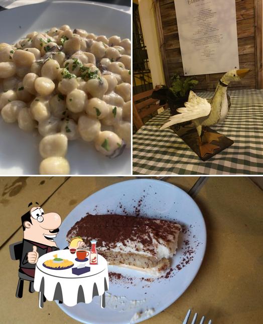 Piatto di formaggi al Osteria Cavallari