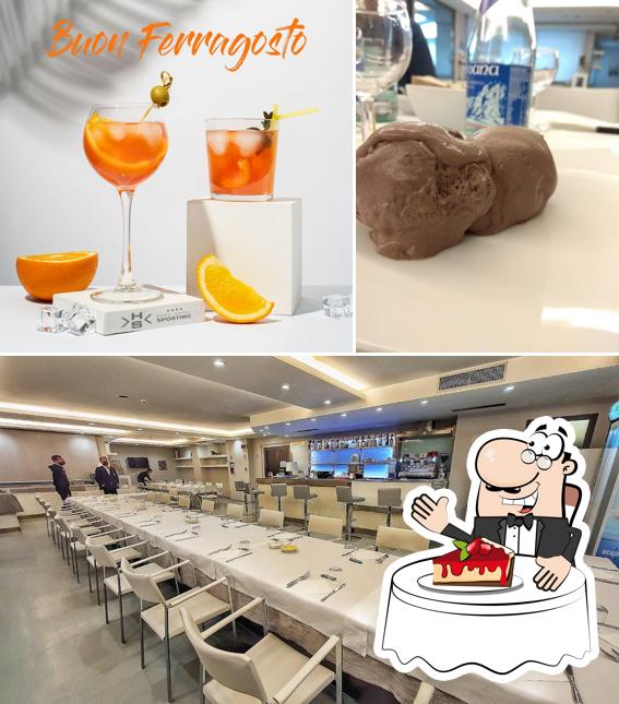 Park Hotel Sporting serve un'ampia gamma di dessert