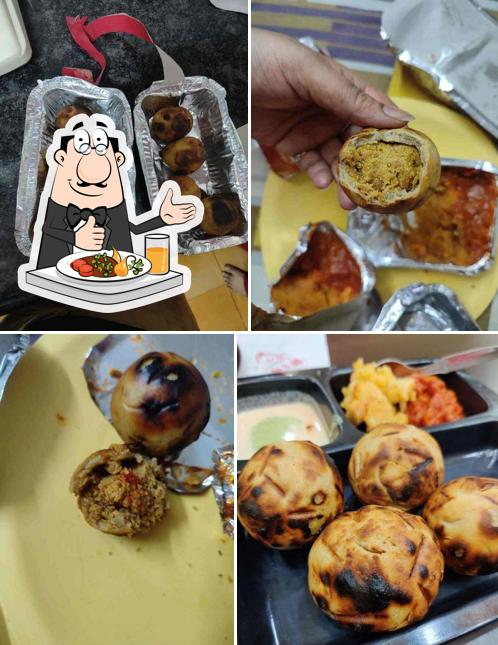 Food at Lalu Ki Litti