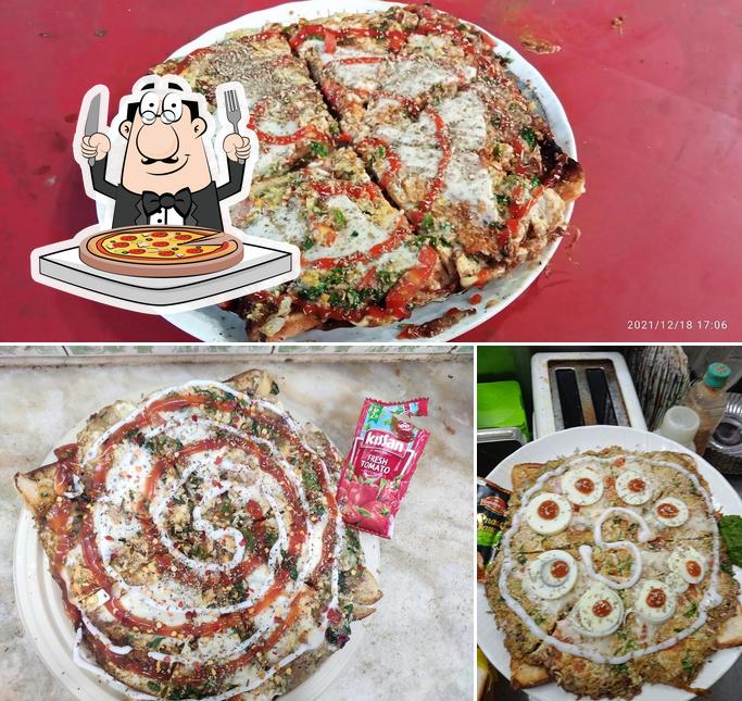 Try out different types of pizza