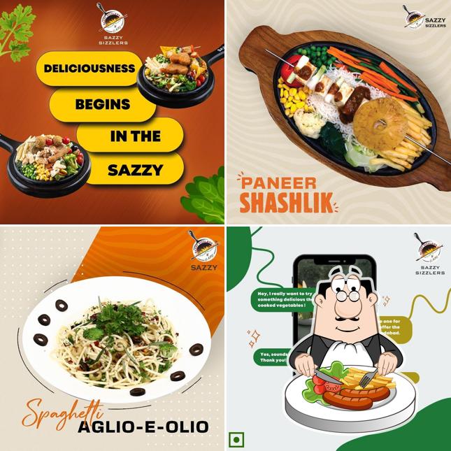 Food at Sazzy Sizzlers