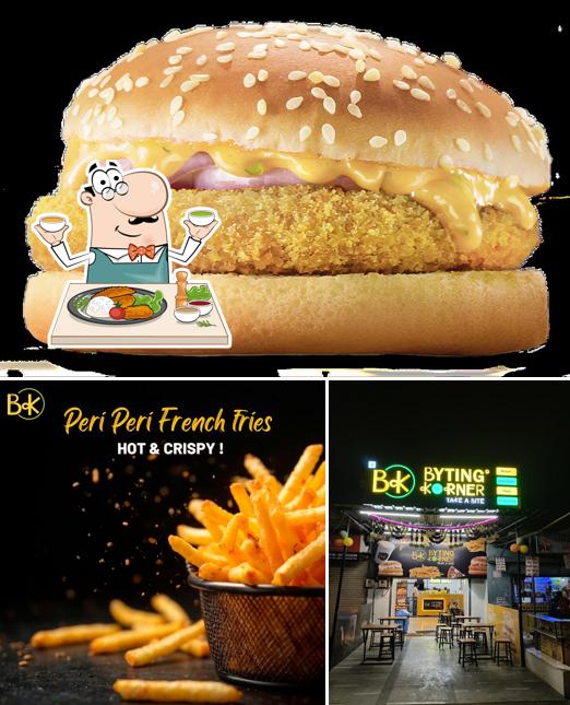 Byting Korner is distinguished by food and interior