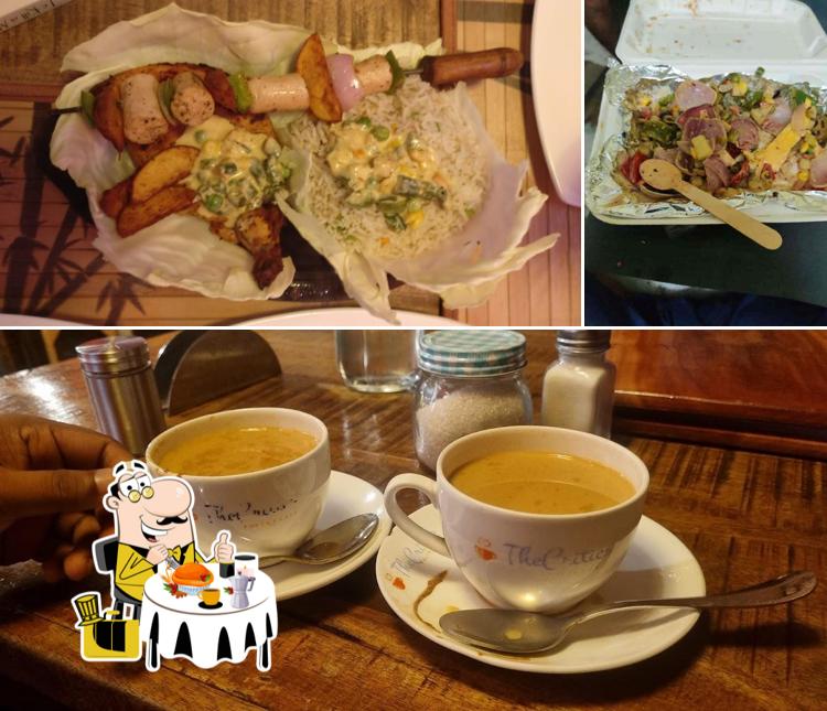 Food at The Critics Poetry Cafe