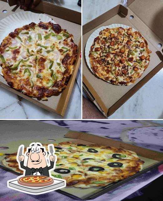 Pick various kinds of pizza