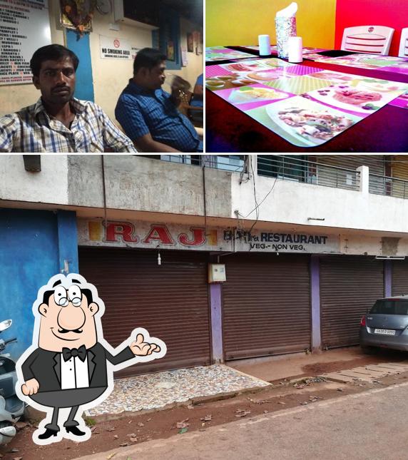 The interior of Raj Bar and Restaurant