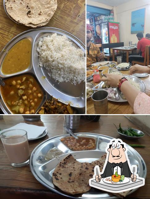 Food at Karma Vegetarian Dhaba