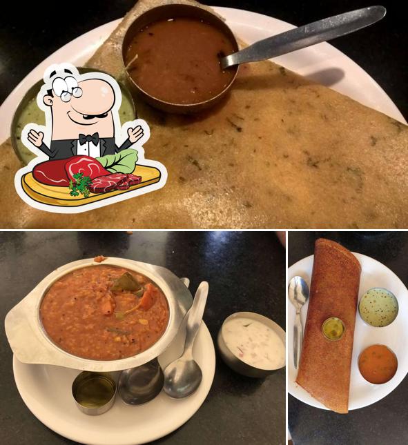 Order meat dishes at Mavalli Tiffin Rooms