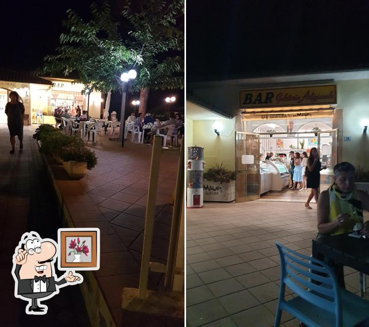 Gli interni di Bar / gelateria artigianale