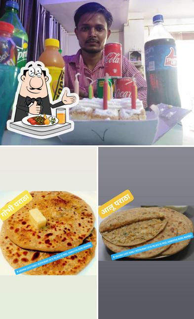 Meals at Krishna Cafe Family restaurant