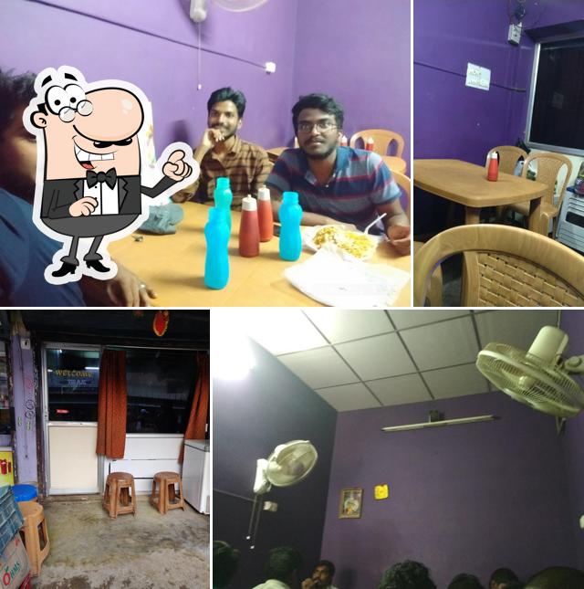 The interior of Maniteja Noodles