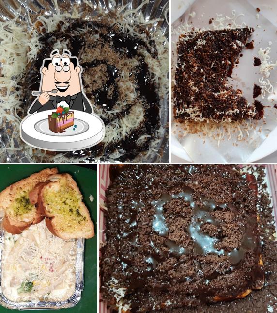 Chocolate cake at The Mouth Watering Sandwich