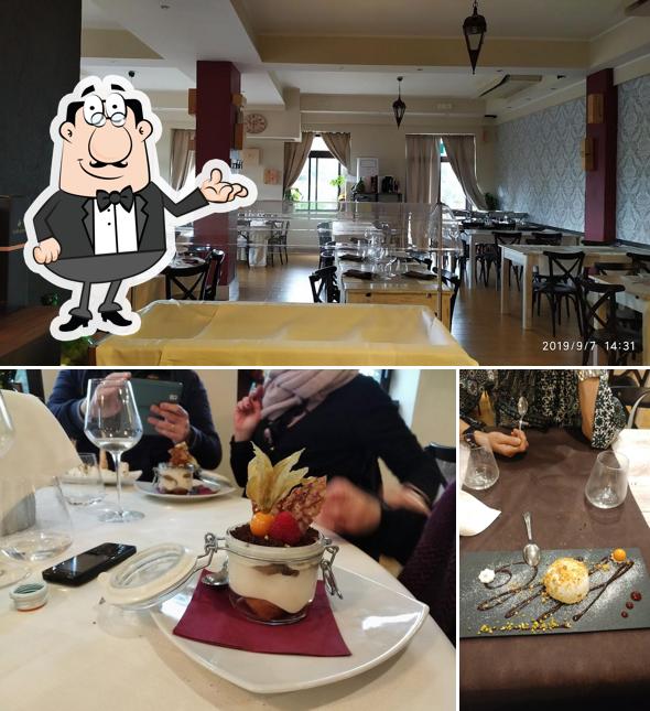 Gli interni di Ristoro del Colle