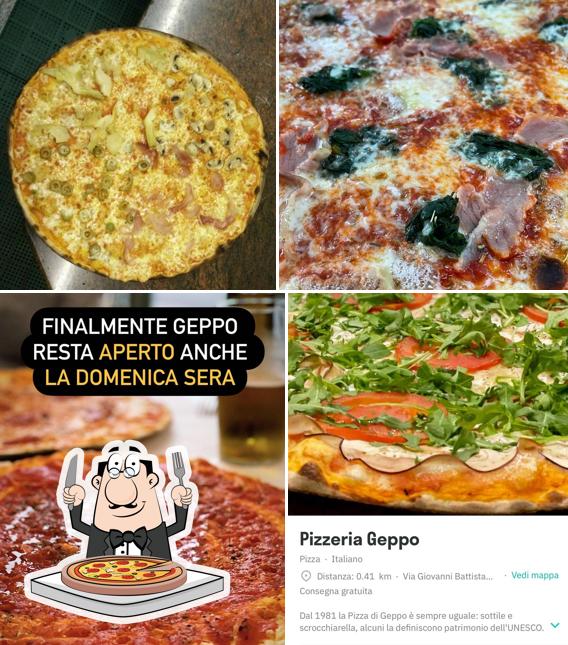 A Pizzeria Geppo di Geppo 1981 srl, puoi provare una bella pizza