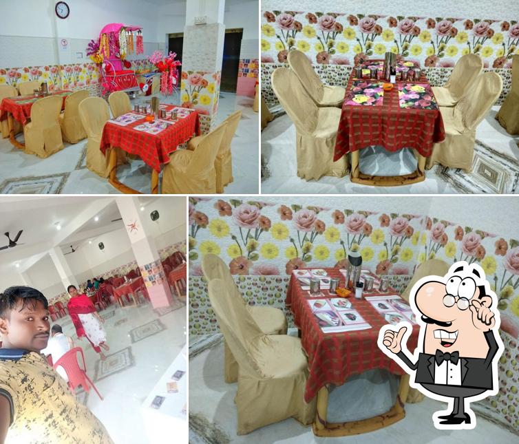 The interior of Bikash Hotel & Restaurant(BK)