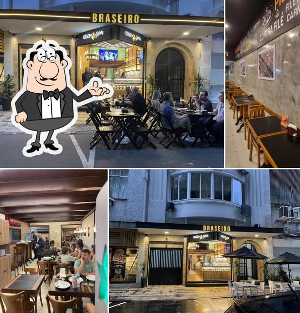 O interior do O Crack dos Galetos