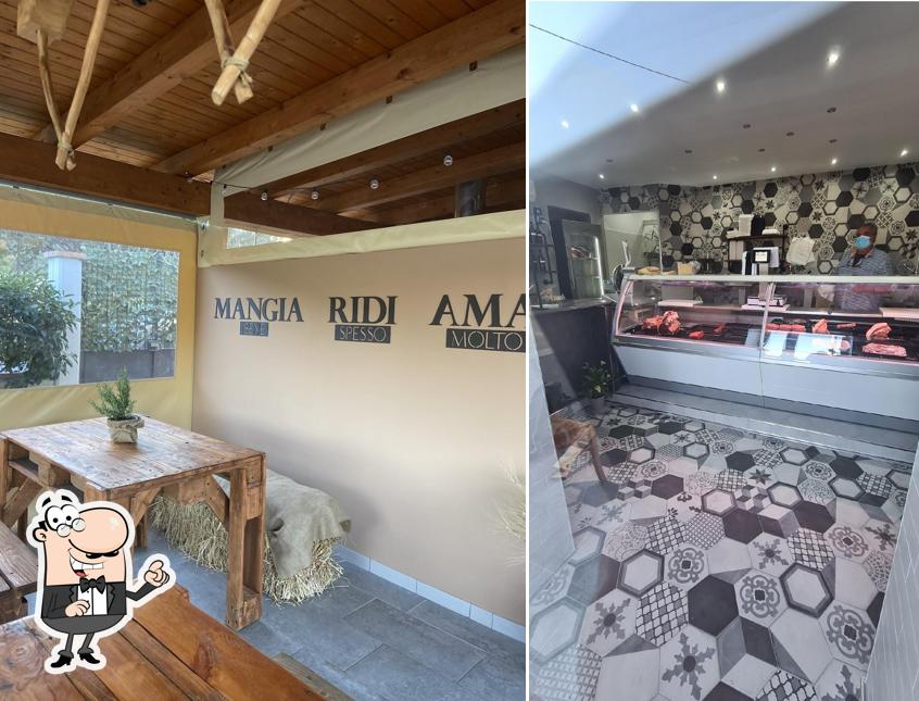 Gli interni di Antico Pozzo Braceria