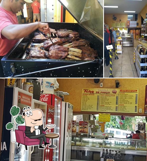 O interior do Churrasquinho Tchê