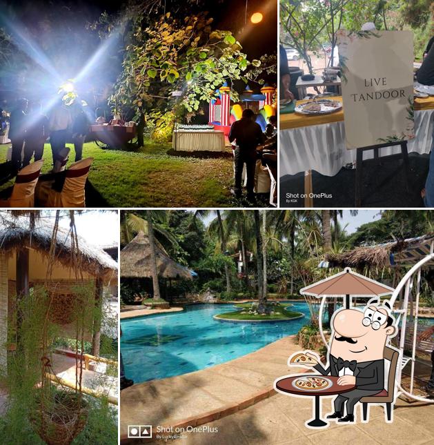 The exterior of Holiday Village Resort