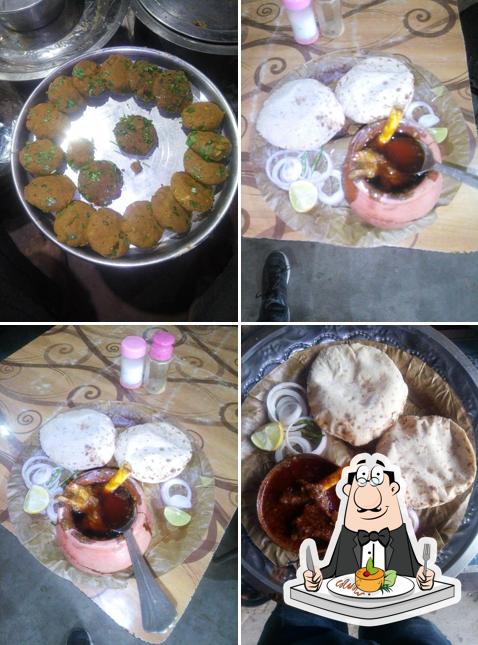 Food at New Kalika Hotel