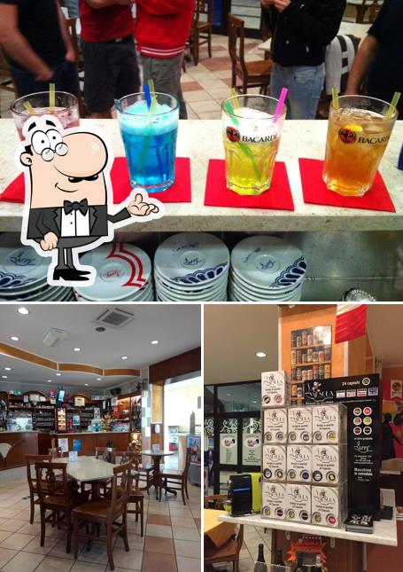 Gli interni di Intercity Cafè