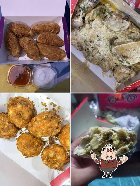 Food at Khadak Singh Dhaba