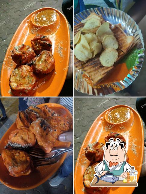 Grilled salmon at Sherry's Cafe Empire Fast Food