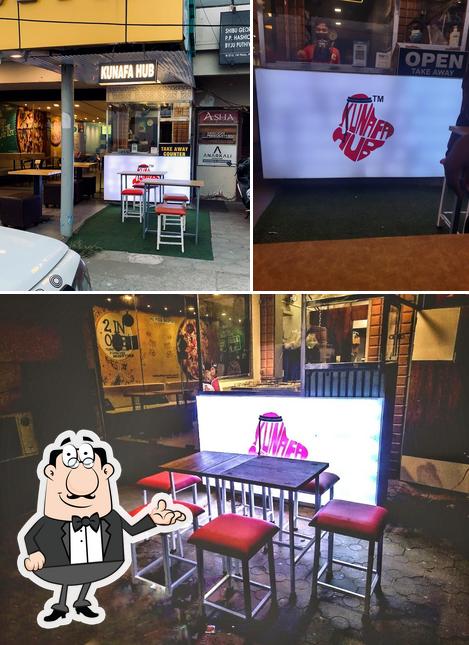 The interior of Kunafa Hub