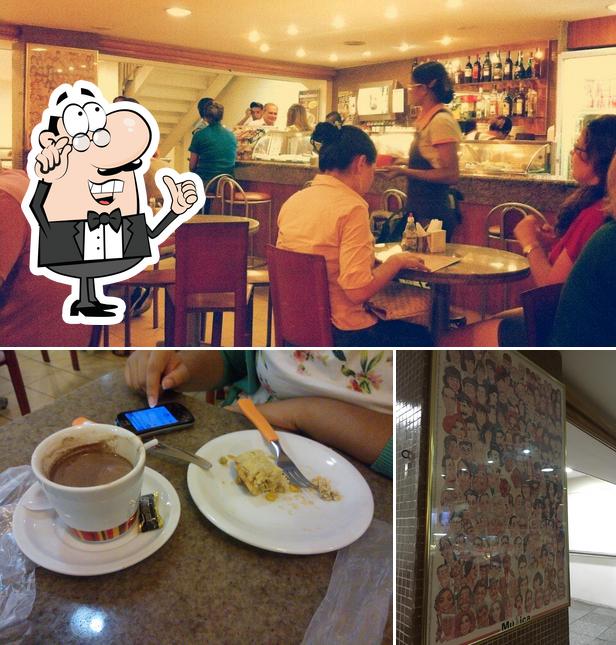 O interior do Dom Café