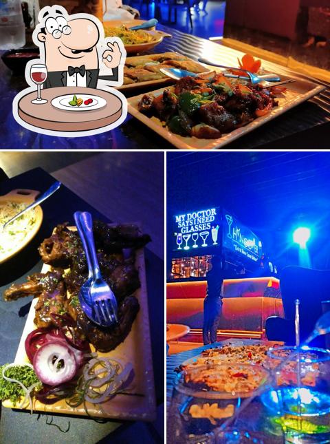 Food at Hangover Bar and Lounge