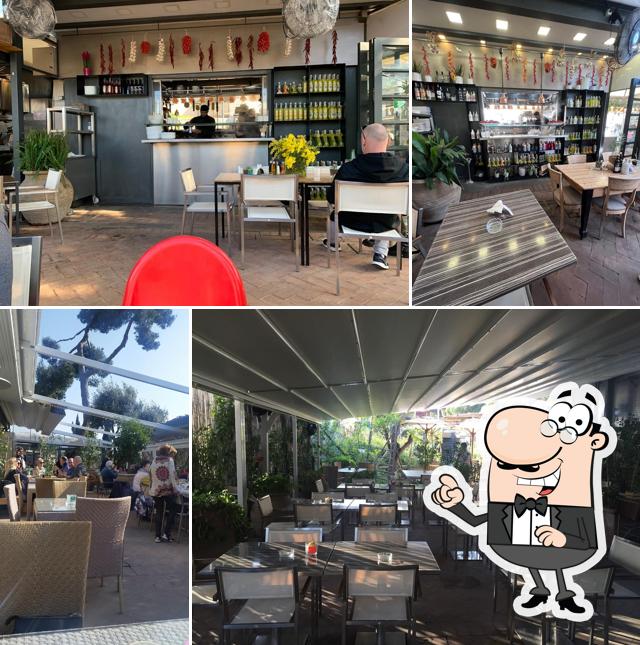 Gli interni di Hortus Pompei, Restaurant & Garden Bar