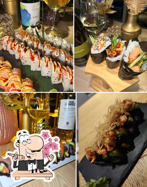 Ordina le varie opzioni di sushi