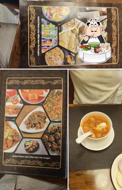 Hot and sour soup at New Santosh Dhaba, HT Road