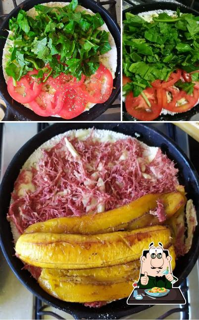 Comida em Tapiocaria da Sandra